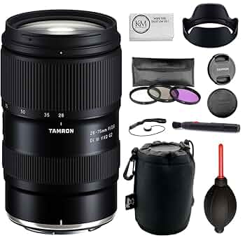 TAMRON - タムロン 28-75mm F/2.8 フィルター付き Amazon.co.jp: タムロン Eマウント 28-75mm F/2.8 Di III VXD G2